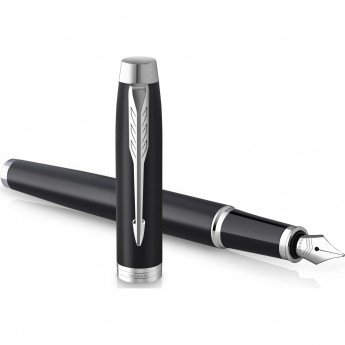 Ручка перьевая PARKER IM ESSENTIAL F319 (2143638) Matte Black CT M сталь нержавеющая Ручка перьевая PARKER IM ESSENTIAL F319 (2143638) Matte Black CT M сталь нержавеющая